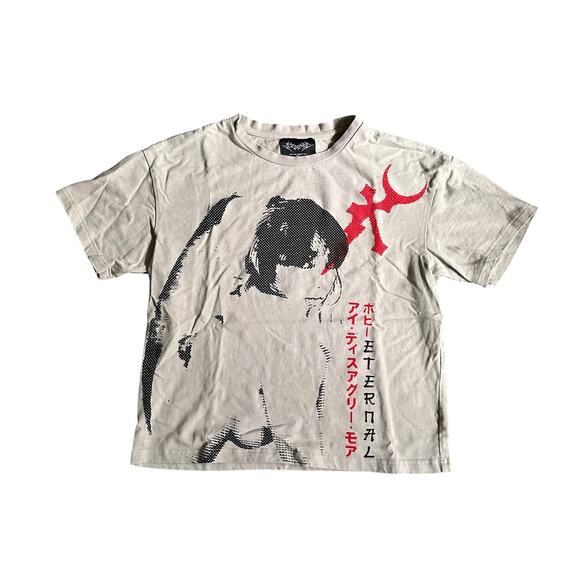 Eternal Artwear Boxy Cropped Tee Shirt Mens Large - Picture 1 of 4